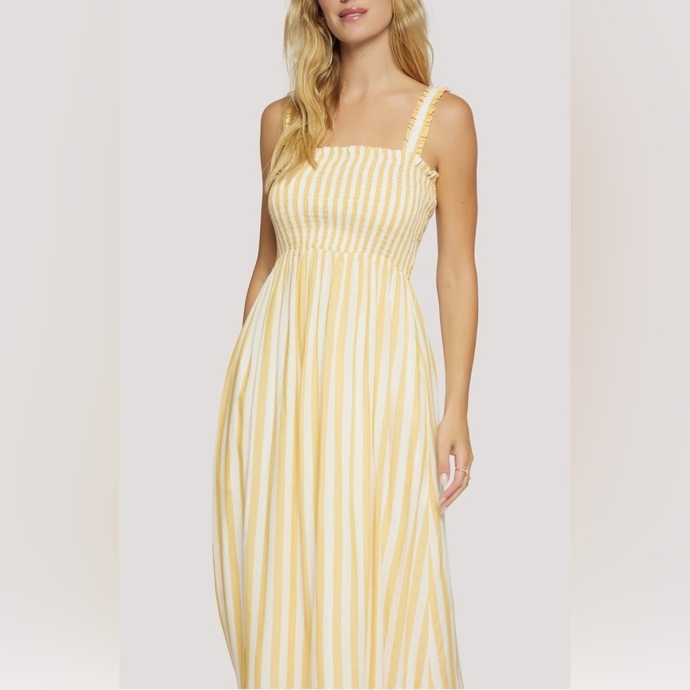 Lost + Wander Sunburst Glow Stripe Midi Sundress - Picture 4 of 4